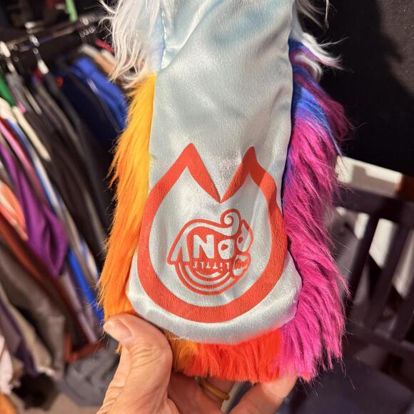 SpiritHood X My Little Pony 2015-2016 Rainbow Faux Fur Hood Neck Cover - Picture 4 of 9